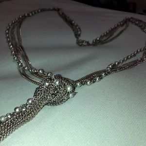 🧡 Multi Chain Beaded Necklace EUC